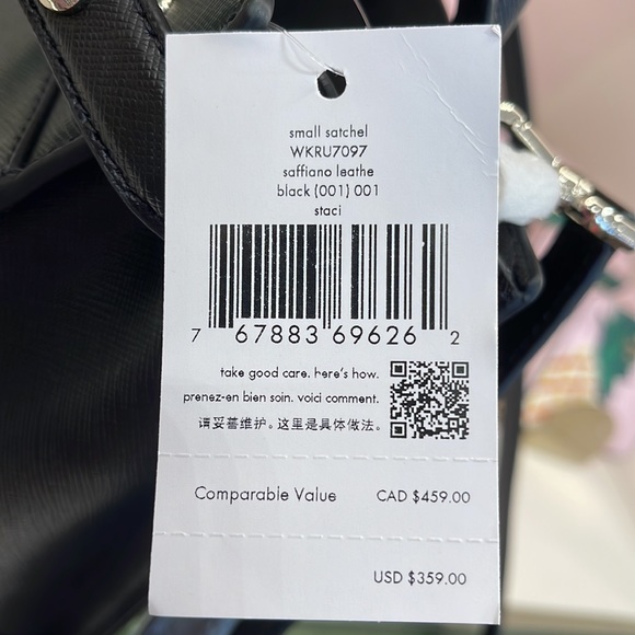 Kate Spade Staci Small Satchel Black Color - Picture 5 of 16